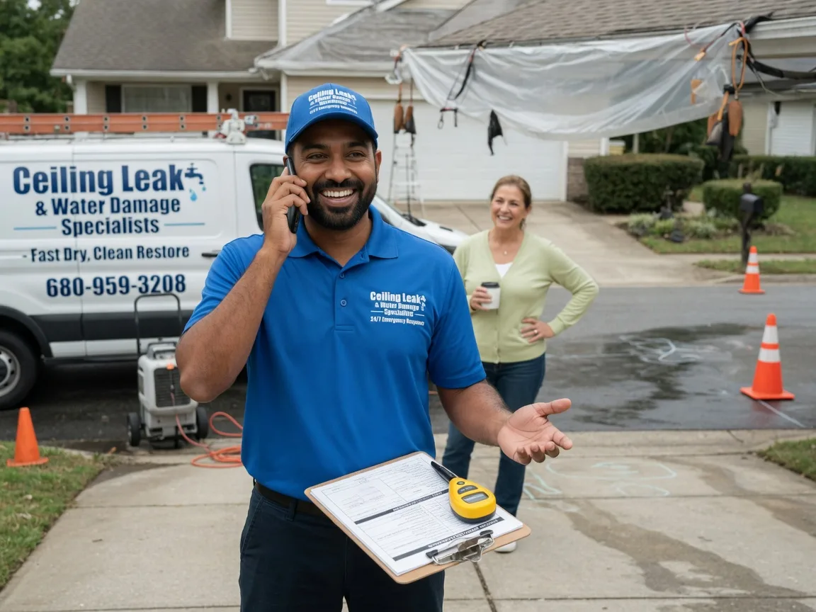 Ceiling Leak Cleanup Lantry, SD FAQs